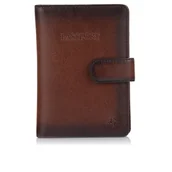 Etui na dokumenty i karty - Skórzane etui na paszport Visconti Atelier AT-74 - brązowy - miniaturka - grafika 1