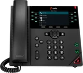 Telefonia VoIP - POLY 12-liniowy telefon IP VVX 450 z obsługą zasilania PoE - miniaturka - grafika 1