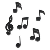 Magnesy - Magnesy Nutki Nuty Magnetyczne Na Lodówkę Muzyka - miniaturka - grafika 1