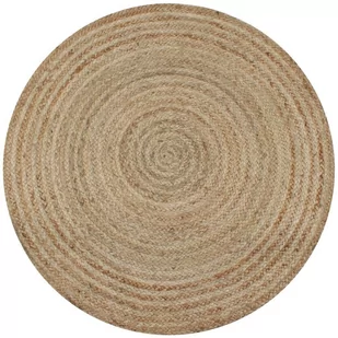 vidaXL Dywan pleciony z juty, 120 cm, okrągły - Dywany - miniaturka - grafika 1
