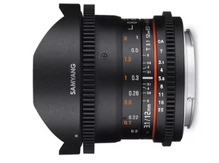 Obiektyw Samyang 12mm T3.1 FishEYE VDSLR Canon M (F1312102101) - Obiektywy - miniaturka - grafika 1