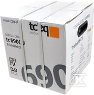Kable - Kabel koncentryczny tc 690CU-113-PE-FL(RG-6Cu TRISHIELD) zewnętrzny, żelowany - miniaturka - grafika 1
