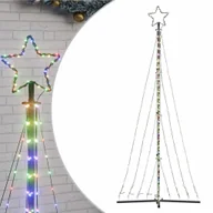 Ozdoby bożonarodzeniowe - vidaXL Lampki choinkowe, 447 kolorowych LED, 249 cm - miniaturka - grafika 1