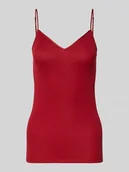Bielizna nocna - Podkoszulka na cienkich ramiączkach model ‘SEAML’ - miniaturka - grafika 1