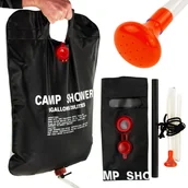 Akcesoria turystyczne - Prysznic Solarny Kempingowy Turystyczny 20L Polowy - miniaturka - grafika 1