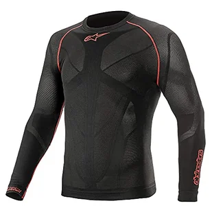 Alpinestars Funktionss Baby and Maluch Formal Button Down Shirt Mężczyźni, Czarny/Czerwony, S/L - Odzież motocyklowa - miniaturka - grafika 1