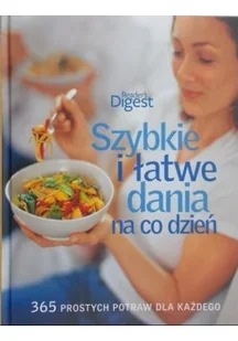 Szybkie i łatwe dania na co dzień nowa - Książki kucharskie - miniaturka - grafika 1