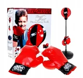 Zabawy w naśladowanie dorosłych - Lt44 Zestaw Bokserski Dla Dzieci Gruszka Rękawice - miniaturka - grafika 1