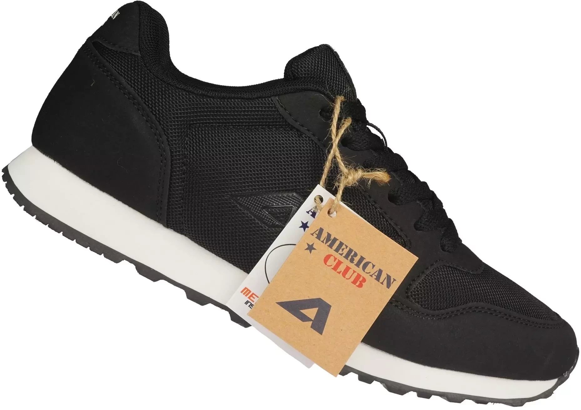 Męskie buty sportowe American Club WT-134/24 czarne 49