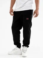 Spodnie męskie - Spodnie Dresowe Męskie Czarne Jigga Wear Frame Name XXL - miniaturka - grafika 1