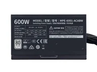 Zasilacze awaryjne UPS - Cooler Master Cooler Master Zasilacz Cooler Master MWE V2 MPE-6001-ACABW-EU (600 W; Aktywne; 120 mm) 2_252394 - miniaturka - grafika 1