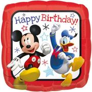Urodziny dziecka - Amscan Balon foliowy "Myszka Mickey - Happy Birthday", 17" SQR 36225 - miniaturka - grafika 1