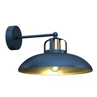 Lampy ścienne - Kinkiet Felix, niebieski/złoty - miniaturka - grafika 1