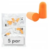 Odzież robocza - Zatyczki Stopery Do Uszu 5 Par 3M 1100 Wygłuszające Hałas - miniaturka - grafika 1