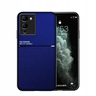 ETUI do Infinix Note 12 4G STRIP MAGNETIC granatowe Pokrowiec Obudowa Futerał Case - Etui i futerały do telefonów - miniaturka - grafika 1