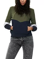 Swetry damskie - ONLY Onlpear Life Ls Blocking Hood Swt sweter damski - miniaturka - grafika 1