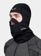 Czapki i chusty sportowe męskie - Kominiarka softshellowa Salewa Ortles WS Balaclava - black out - miniaturka - grafika 1