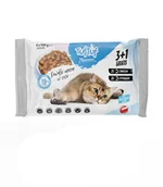 Mokra karma dla kotów - TUF TUF saszetki dla kota 4x100g - 2 x dorsz, 2 x pstrąg - miniaturka - grafika 1