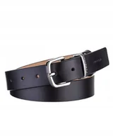 Paski - Pasek Damski Do Spodni Skórzany Skóra Naturalna PUCCINI Czarny PAD204M 1 - miniaturka - grafika 1