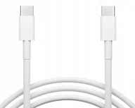 Kable USB - MOCNY SZYBKI KABEL USB 2x TYP-C / TYP-C 80W 1M USB 3.0 PD BIAŁY obustronnie obustronny - miniaturka - grafika 1