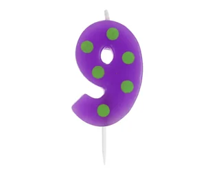 GODAN Świeczka cyferka z brokatem "8" - Świece - miniaturka - grafika 17