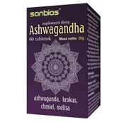 Suplementy naturalne - SANBIOS SANBIOS Ashwagandha 60 tabl. 21SANASHWA - miniaturka - grafika 1