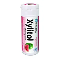 Gumy do żucia, lizaki, dropsy - MIRADENT Xylitol Chewing Gum 30sztuk - guma do żucia z ksylitolem przeciw próchnicy (smak: Arbuz - WATERMELON) - miniaturka - grafika 1