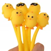 Cienkopisy - Długopisy KURCZACZEK kurczaki świąteczne cienkopisy kurczaczki silikonowe - miniaturka - grafika 1