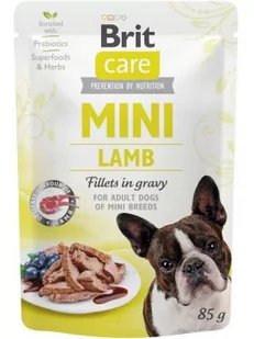 Brit Care Pies Care MINI Adult Lamb Karma z jagnięciną dla psa 85g - Mokra karma dla psów - miniaturka - grafika 1