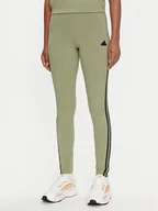 Legginsy - adidas Legginsy Future Icons 3-Stripes IW5291 Zielony Slim Fit - miniaturka - grafika 1