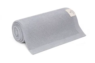 MEMI Lekki eukaliptusowy kocyk 80x100 silver - eco collection memi-253 - Koce i narzuty dla dzieci - miniaturka - grafika 1
