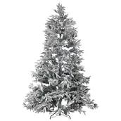 Choinki - Ośnieżona sztuczna choinka 240 cm biała BASSIE - miniaturka - grafika 1