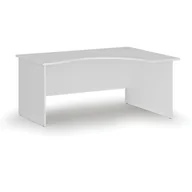 Biurka - Biurko narożne PRIMO WHITE, 1600 x 1200 mm, prawe, białe - miniaturka - grafika 1