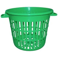 Pudła i pojemniki do przechowywania - Kosz ażurowy 40 l zielony PA-4440 - miniaturka - grafika 1