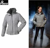 Kurtki jeździeckie - Pikeur Kurtka JANITA kolekcja PREMIUM damska - glacier grey - miniaturka - grafika 1