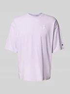 Koszulki męskie - T-shirt o kroju relaxed fit z wyhaftowanym logo - miniaturka - grafika 1