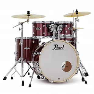 Pearl Export Black Cherry Glitter 20,10,12,14+14+hardware+talerze - Perkusje - miniaturka - grafika 1