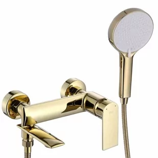 BATERIA WANNOWA MY2102-3G VENETA ZŁOTA REA-B6422 - Baterie umywalkowe - miniaturka - grafika 1