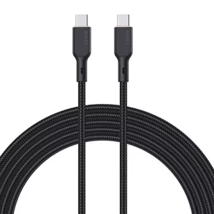 Kabel Aukey CB-KCC101 USB-C do USB-C 1m (czarny) - Ładowarki do telefonów - miniaturka - grafika 1