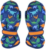 Rękawiczki dla dzieci - Rękawiczki narciarskie dla chłopca jednopalczaste Noviti RN045-B-01 Granatowe - miniaturka - grafika 1