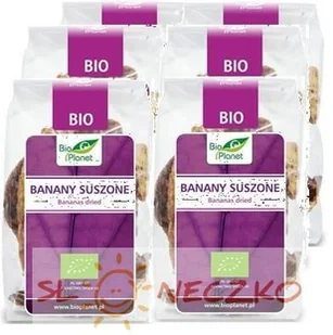 Bio Planet SERIA FIOLETOWA (owoce i warzywa susz BANANY SUSZONE BIO 150 g - BI - Zdrowa żywność - miniaturka - grafika 2