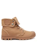 Botki damskie - Palladium Trapery Baggy 92353-287-M Brązowy - miniaturka - grafika 1