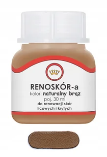 Renoskór Farba Lakier Do Skóry Naturalny Brąz - Kosmetyki samochodowe - miniaturka - grafika 1