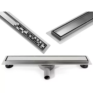 Mexen MEXEN FLAT 360 ODPŁYW LINIOWY 2w1 OBROTOWY 90 CM 1419090 - Odpływy liniowe - miniaturka - grafika 1