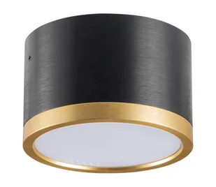 LED Plafon MIRELLA 1xGX53/6W/230V czarny/złoty - Lampy sufitowe - miniaturka - grafika 1