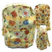 Plecaki szkolne i tornistry - Plecak Kapibara Do Szkoly Szkolny Miejski Podróżny Plecaczek Kapibarka - miniaturka - grafika 1