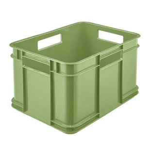Pojemik Bruno Eco-Line Euro-Box M 35 x 27 x 22 cm 16 l zielony - Pojemniki przemysłowe - miniaturka - grafika 1
