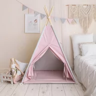 Namioty i tipi dla dzieci - Tipi i Mata Różowo-Szary - miniaturka - grafika 1