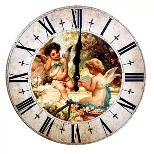 Klasyczny zegar ścienny Saint Ø34 cm - Zegary - miniaturka - grafika 1