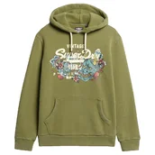 Bluzy męskie - Superdry Vintage Logo Tokyo Bluza z Kapturem dla Mężczyzn - miniaturka - grafika 1